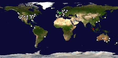 Visitors to TTM from across the world